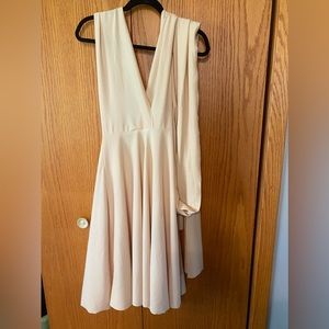 Butter Yellow Infinity Dress Knee Length